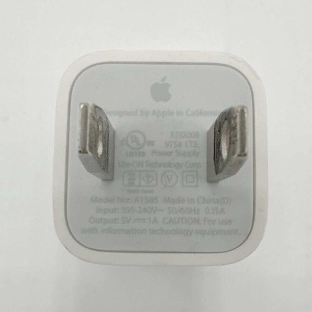 Apple 5W USB Power Adapter Wall Charger A1385 White iPhone Apple Watch Plug 28–8